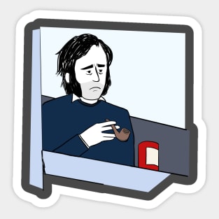 Edward Little is Exhausted Sticker